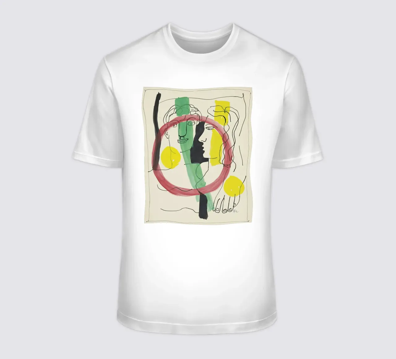 F. Léger "L'Amour nous annule" - Modernismo astratto dell'amore Pri t-shirt da NorwesClub
