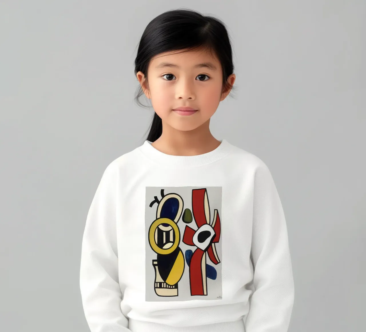 F. Léger "Red Star" - Abstract Shapes Modernism Art Print sudadera para niño de NorwesClub