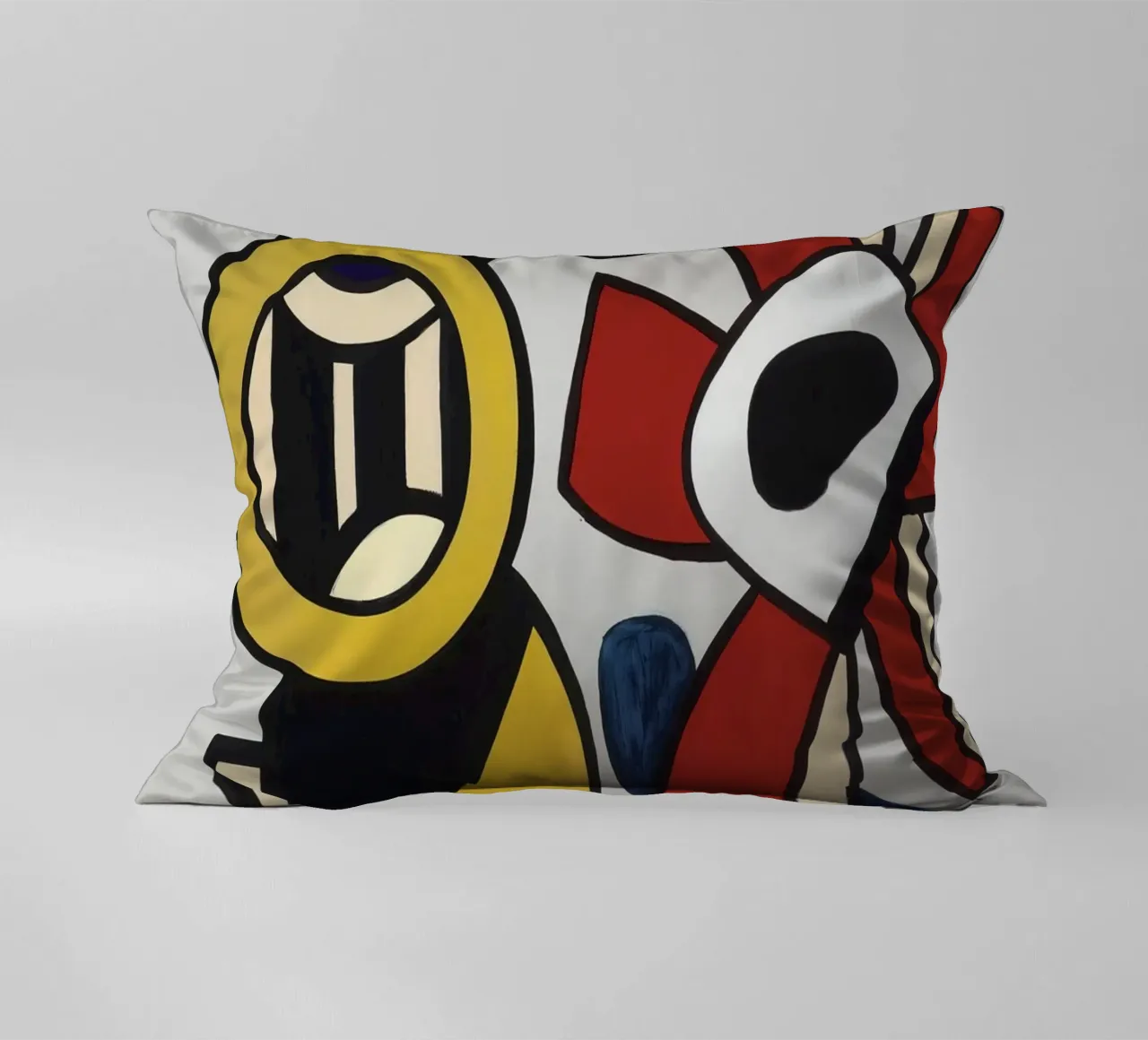 F. Léger "Red Star" - Abstract Shapes Modernism Art Print decorative cushion by NorwesClub