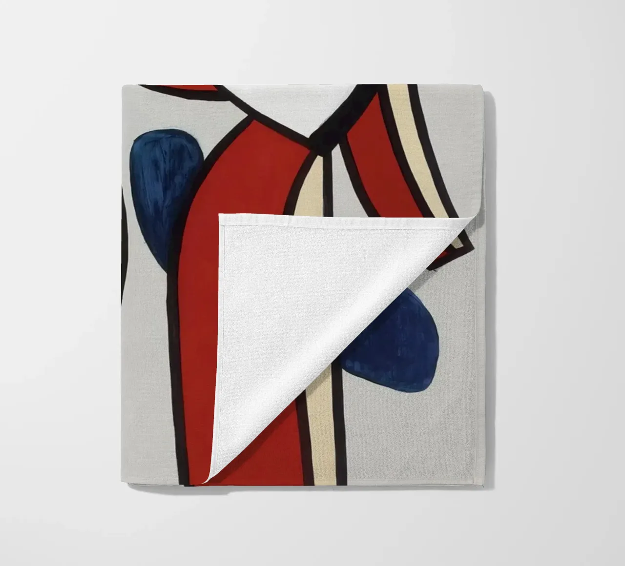 F. Léger "Red Star" - Abstract Shapes Modernism Art Print toalla de playa de NorwesClub