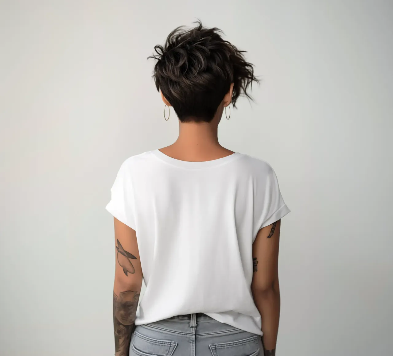 Fernand Léger Arte circense cubista: Ragazza vibrante con scala e t-shirt da donna da NorwesClub
