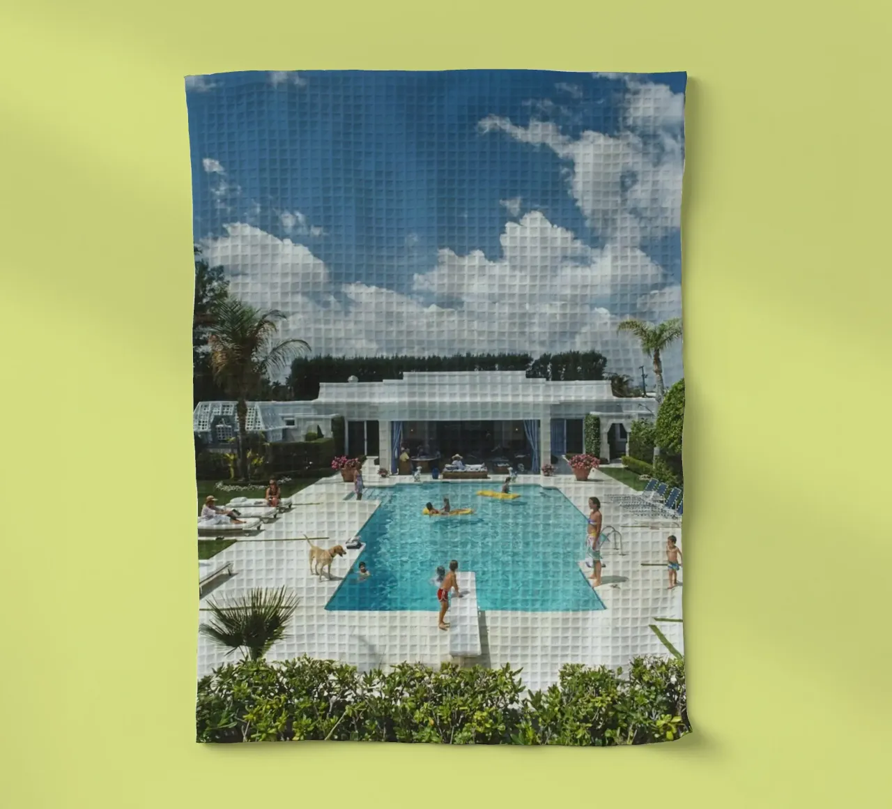 Slim Aarons Goodman's Pool torchon de Chrisvintage