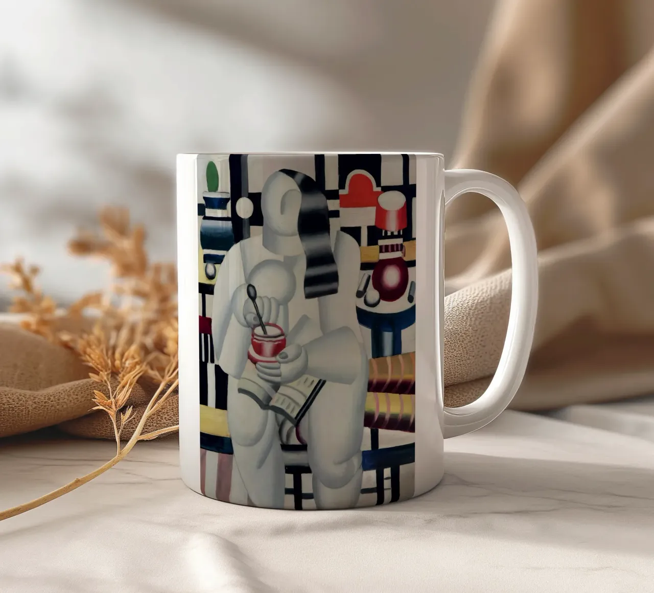 Fernand Léger: "La tazza di tè" - Capolavoro purista, 1921 tazza in ceramica da NorwesClub