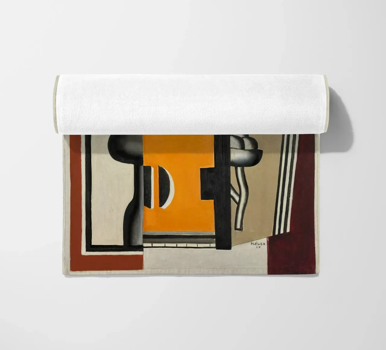 Il busto di Fernand Léger: Astrazione purista, 1925 Masterp telo mare da NorwesClub
