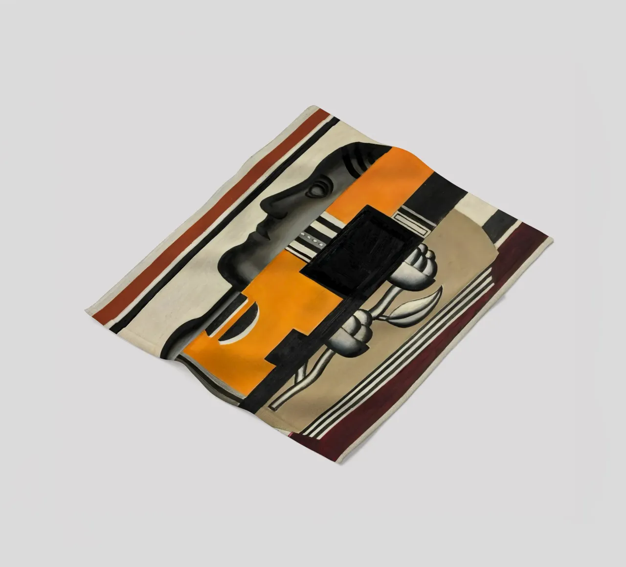 Il busto di Fernand Léger: Astrazione purista, 1925 Masterp coperta in pile da NorwesClub