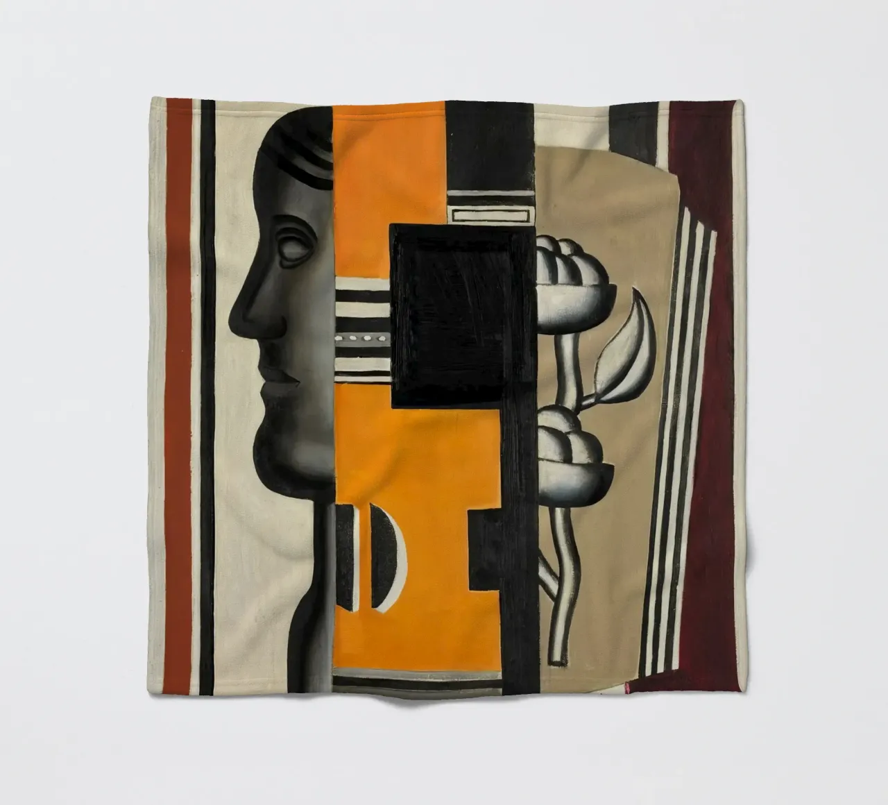 Il busto di Fernand Léger: Astrazione purista, 1925 Masterp coperta in pile da NorwesClub