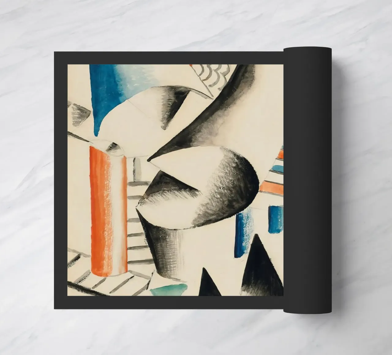 Fernand Léger: "Il massone" - Cubismo meccanico, 1918 Abstrac zerbino da NorwesClub