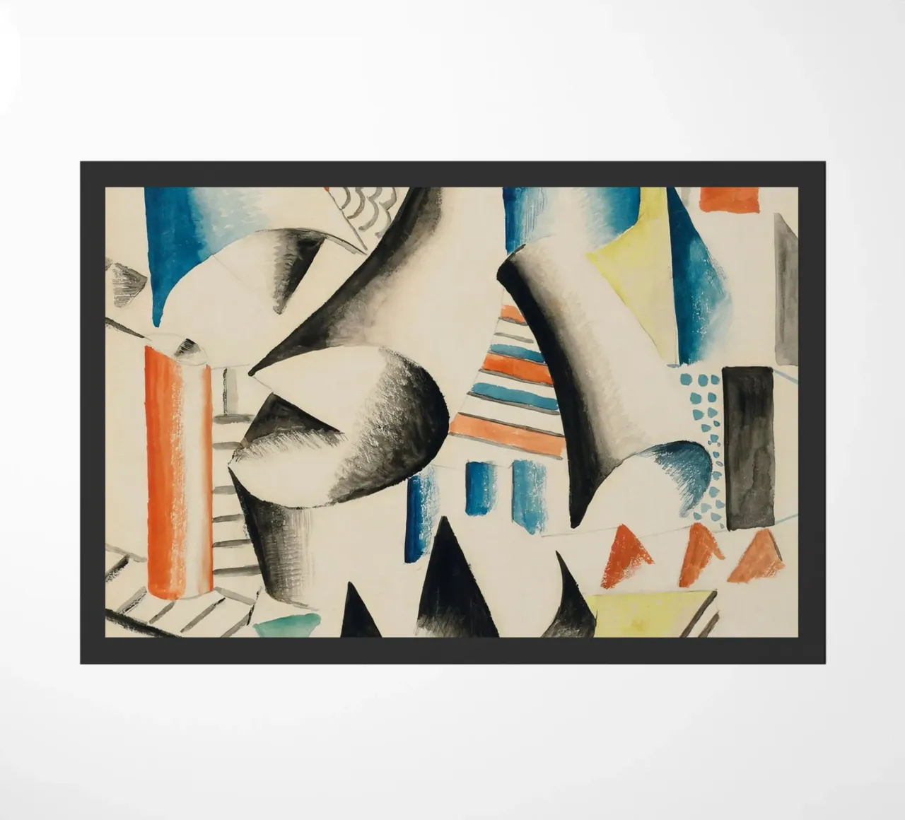 Fernand Léger: "Il massone" - Cubismo meccanico, 1918 Abstrac zerbino da NorwesClub