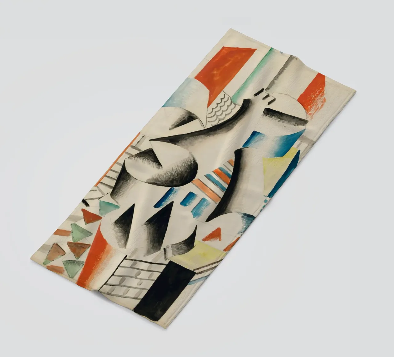 Fernand Léger: "Il massone" - Cubismo meccanico, 1918 Abstrac telo mare da NorwesClub