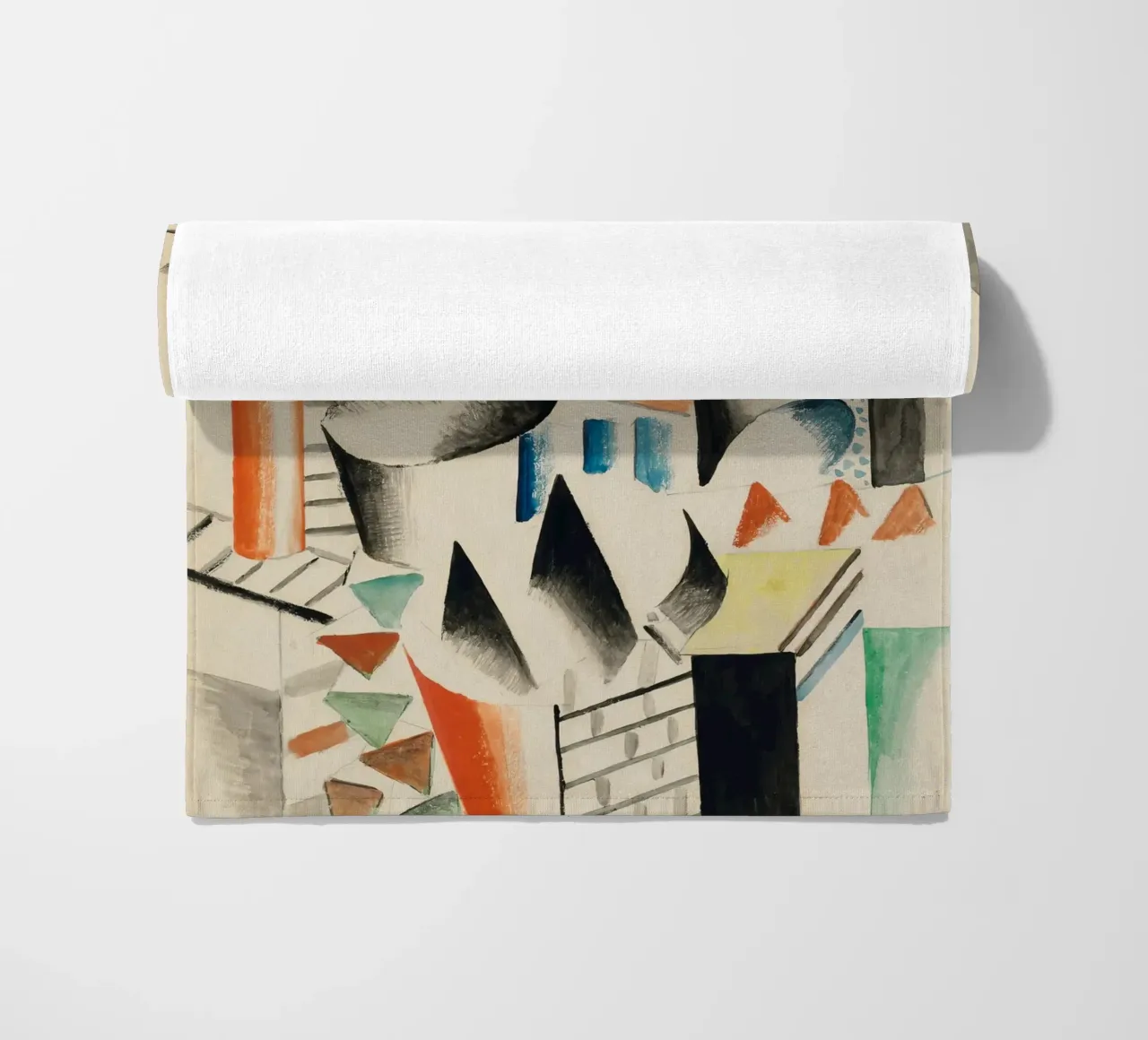 Fernand Léger: "Il massone" - Cubismo meccanico, 1918 Abstrac telo mare da NorwesClub
