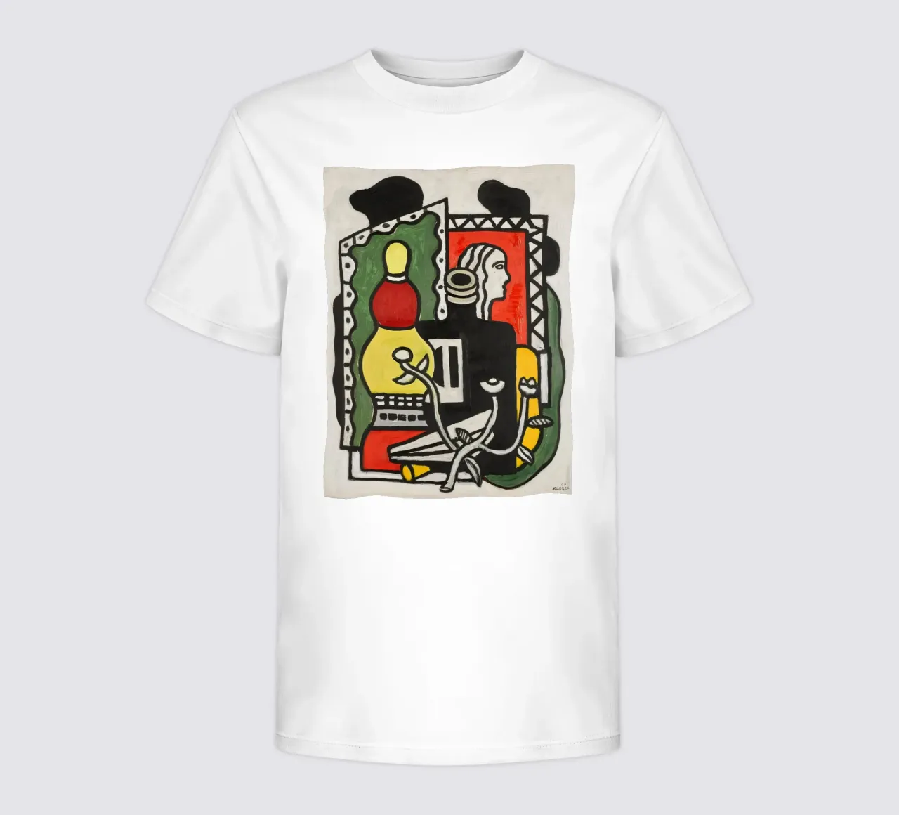 Fernand Léger: "Die schwarze Vase" - Kühnes postkubistisches Stillleben Kinder T-Shirt von NorwesClub