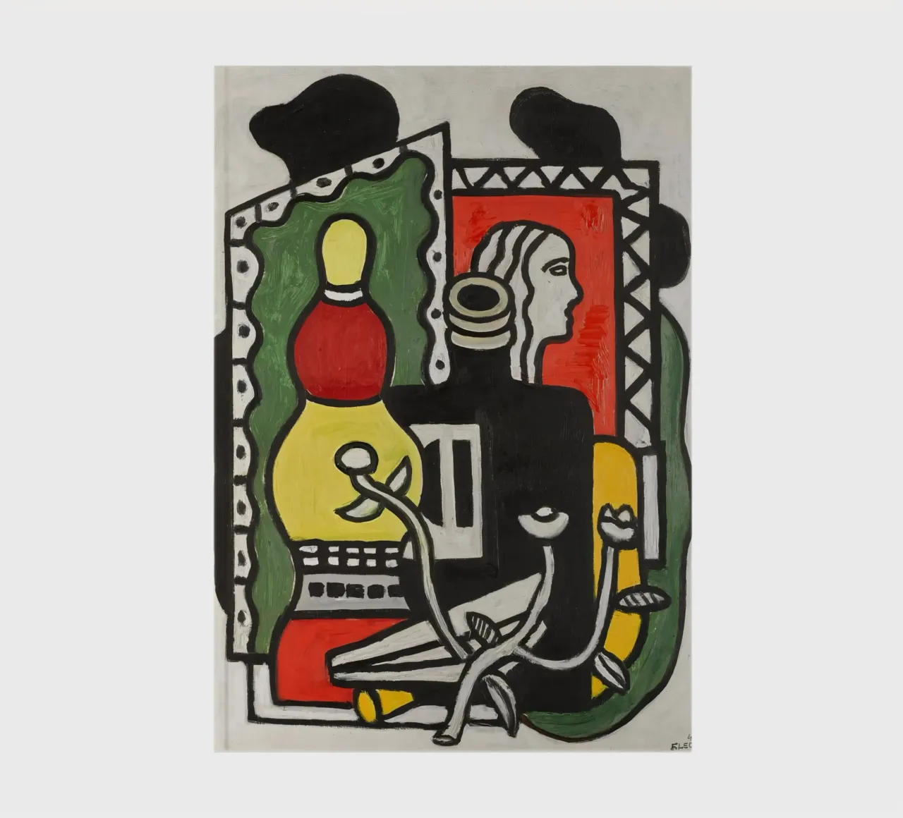 Fernand Léger: "The Black Vase" - Bold Post-Cubist Still Life notebook by NorwesClub