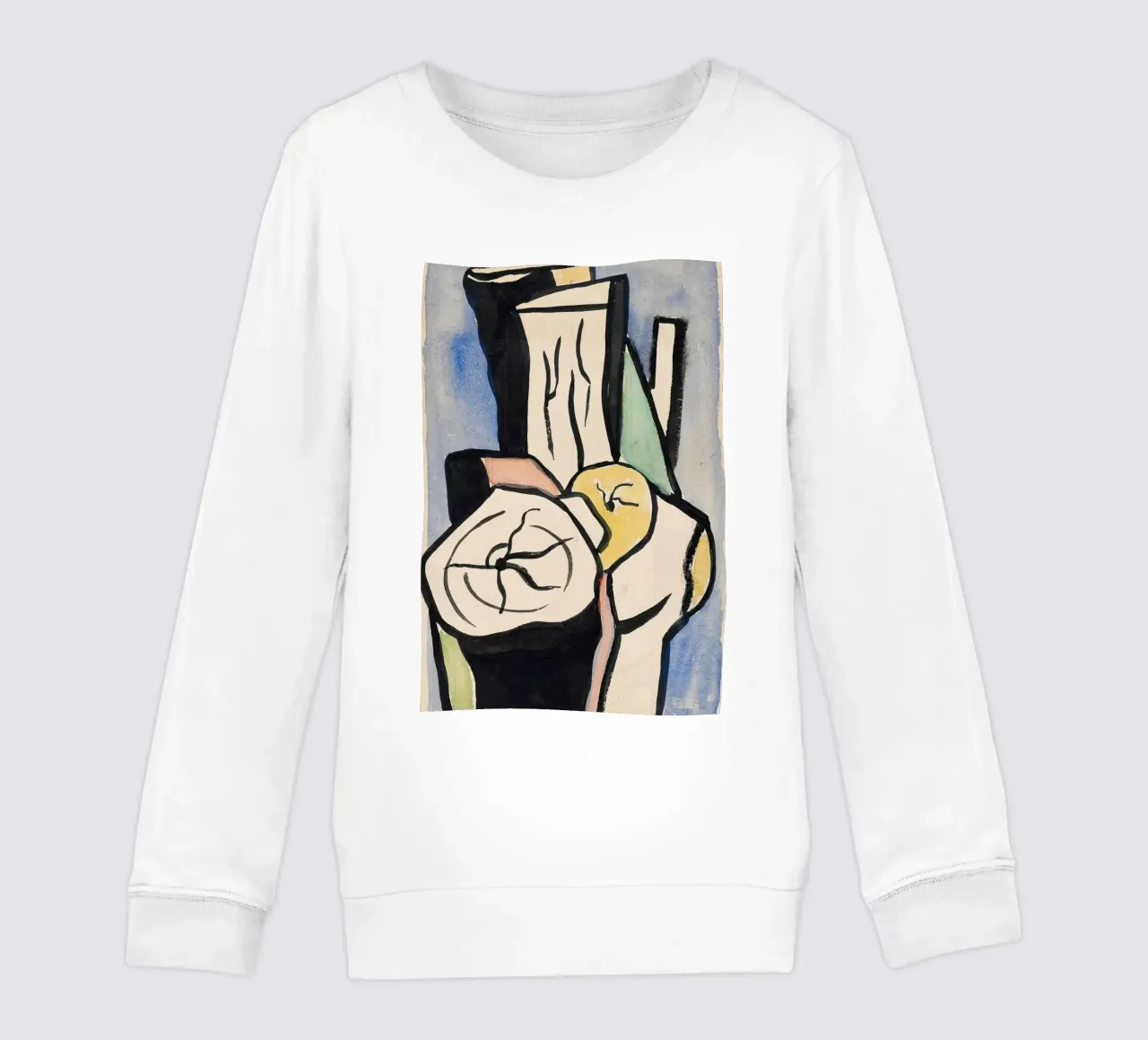 Fernand Léger: "I tronchi" - Forme astratte e audaci del legno (1952) felpa bambino da NorwesClub