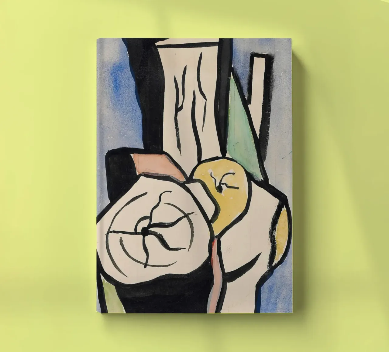 Fernand Léger: "The Logs" - Bold, Abstract Wood Forms (1952) notebook by NorwesClub