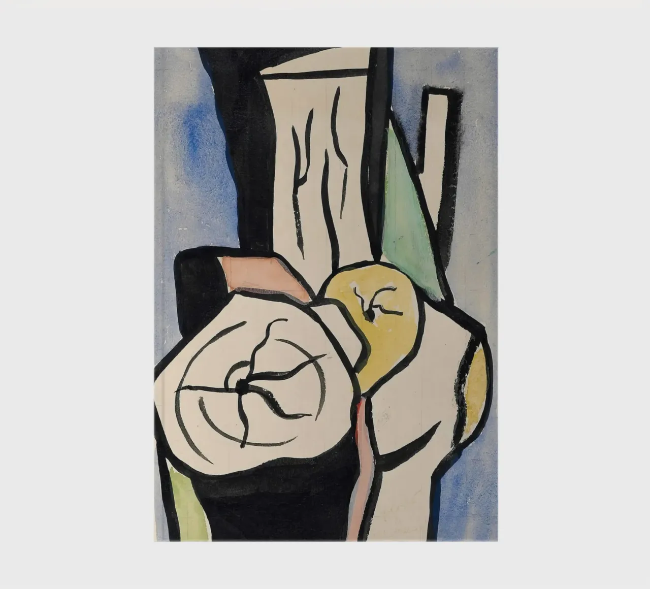 Fernand Léger: "The Logs" - Bold, Abstract Wood Forms (1952) notebook by NorwesClub