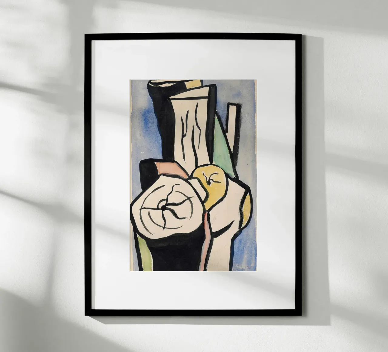 Fernand Léger: "I tronchi" - Forme astratte e audaci del legno (1952) poster da NorwesClub