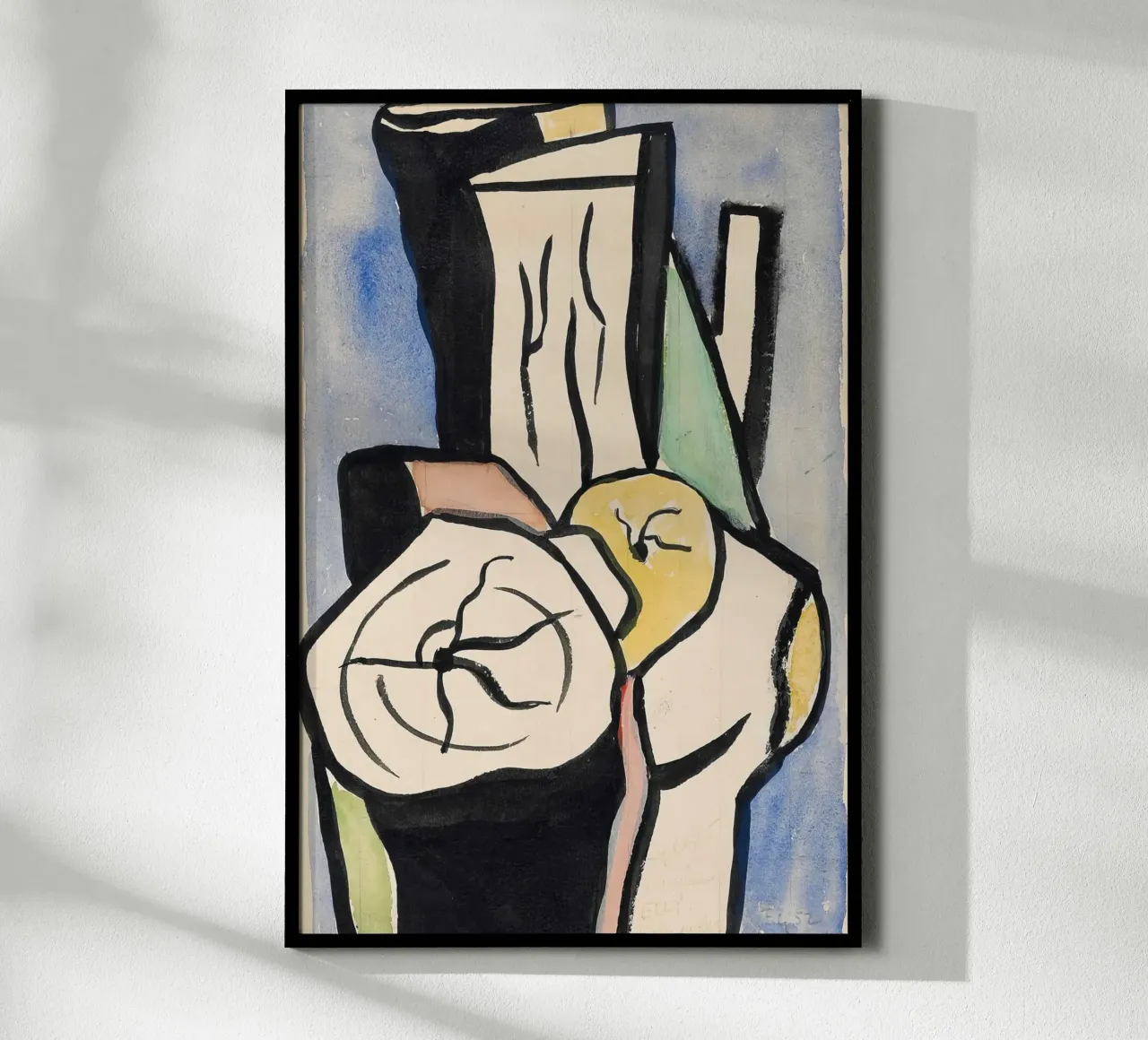 Fernand Léger: "I tronchi" - Forme astratte e audaci del legno (1952) poster da NorwesClub