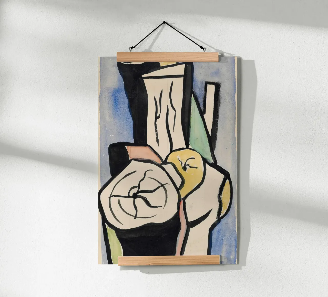 Fernand Léger: "I tronchi" - Forme astratte e audaci del legno (1952) poster da NorwesClub