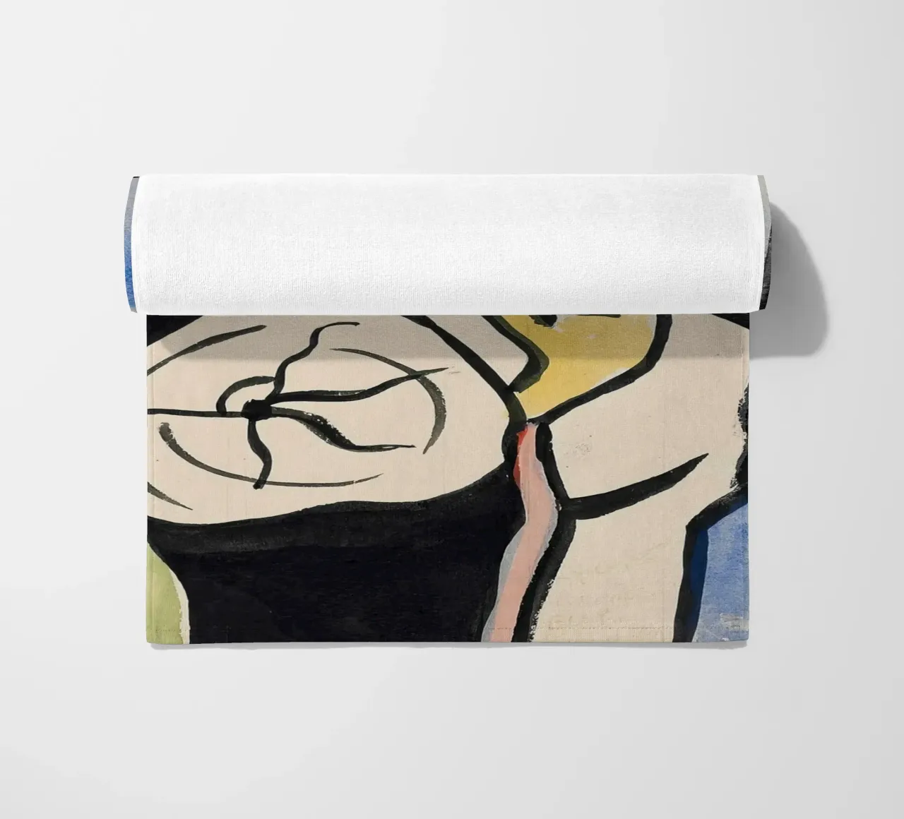 Fernand Léger: "I tronchi" - Forme astratte e audaci del legno (1952) telo mare da NorwesClub