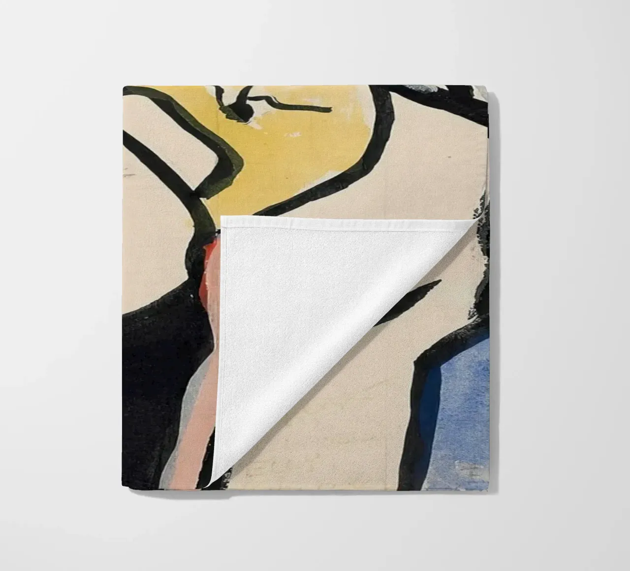 Fernand Léger: "I tronchi" - Forme astratte e audaci del legno (1952) telo mare da NorwesClub