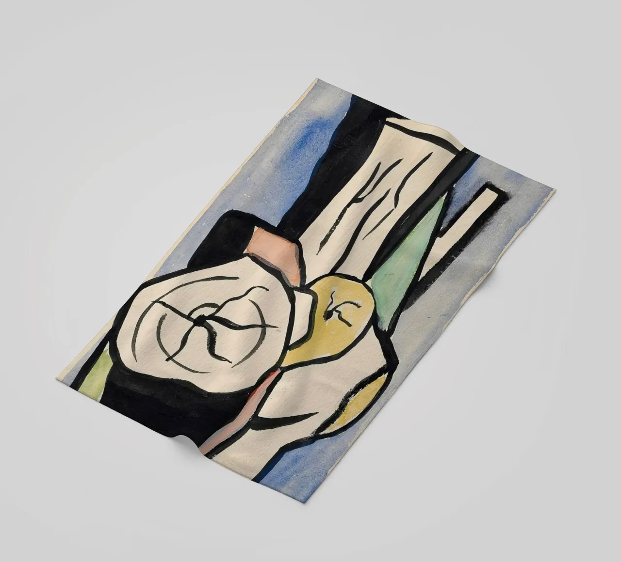 Fernand Léger: "I tronchi" - Forme astratte e audaci del legno (1952) telo mare da NorwesClub