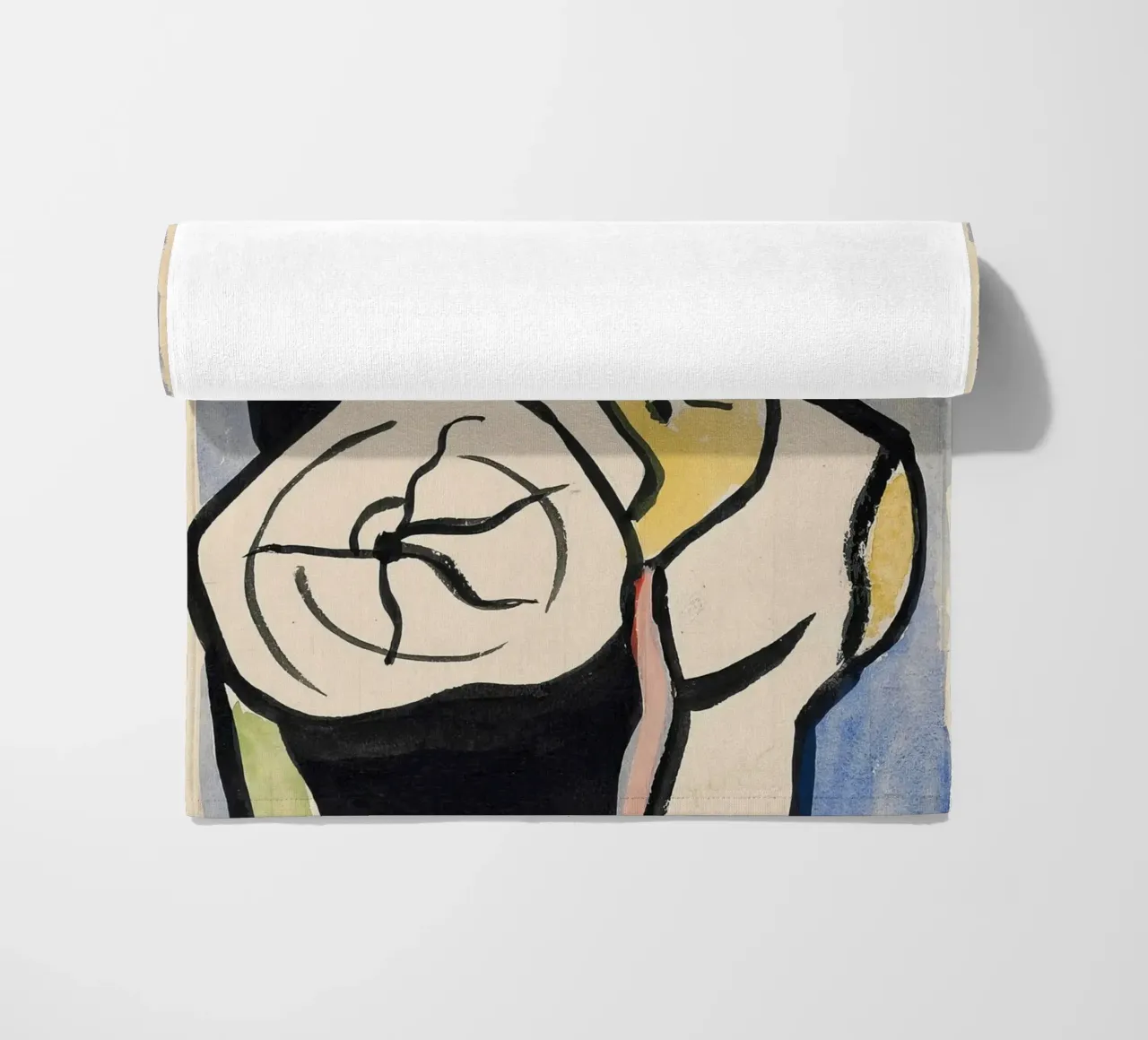 Fernand Léger: "I tronchi" - Forme astratte e audaci del legno (1952) telo mare da NorwesClub