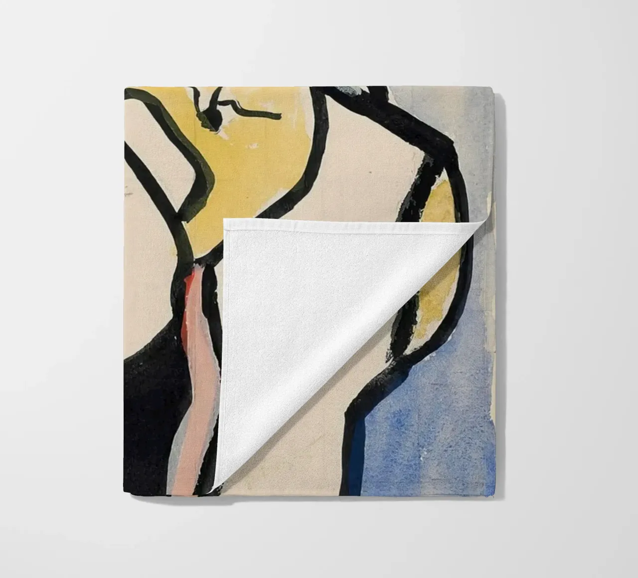 Fernand Léger: "I tronchi" - Forme astratte e audaci del legno (1952) telo mare da NorwesClub