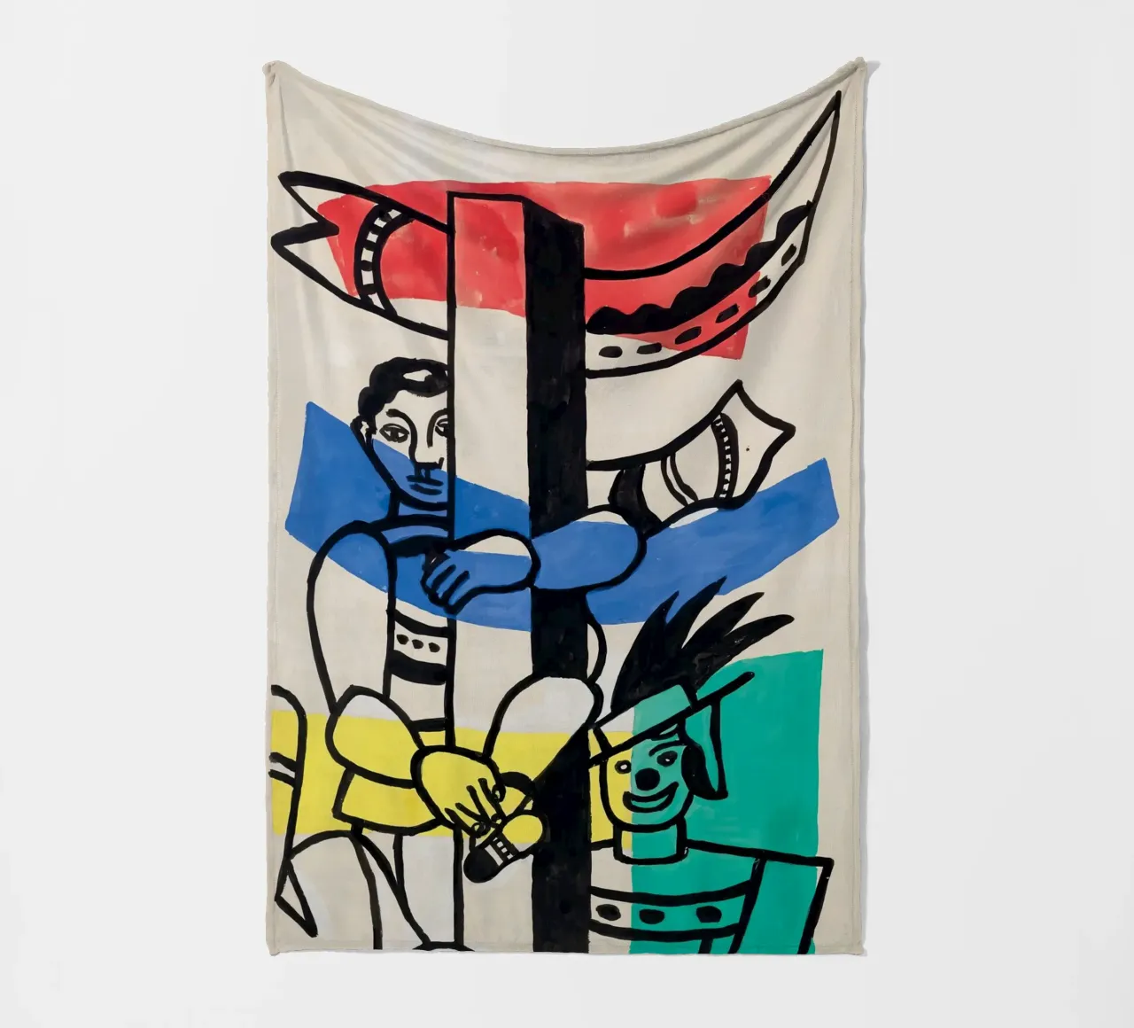 Fernand Léger: "Due clown" - Cubismo circense vibrante, 1953 coperta in pile da NorwesClub