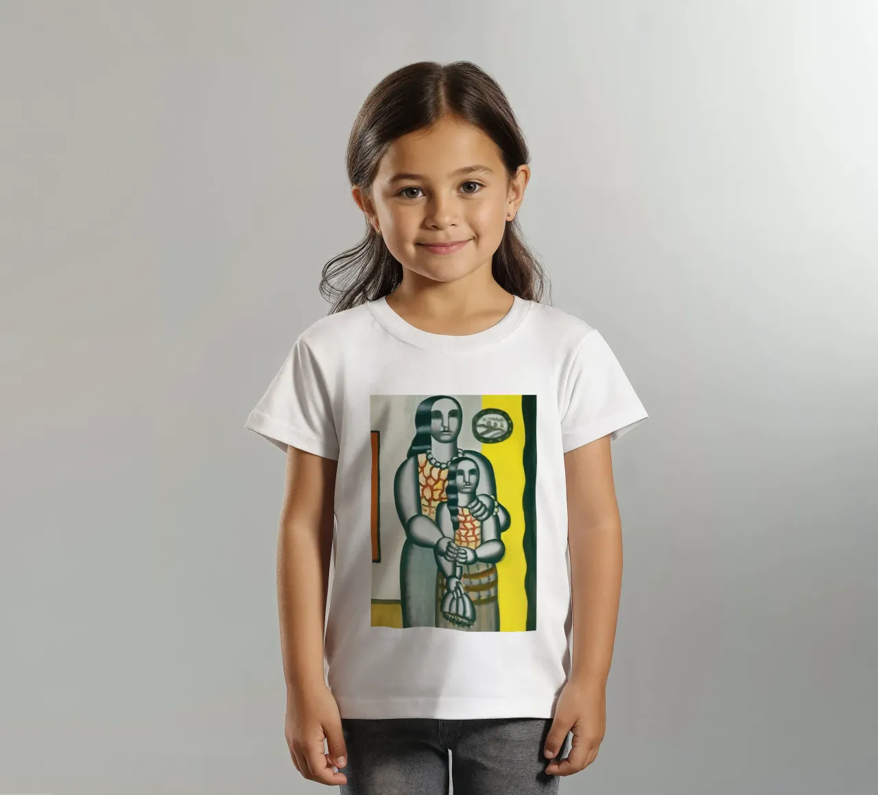Fernand Léger: "The Two Sisters" - Purist Portrait, 1929 kids t-shirt by NorwesClub