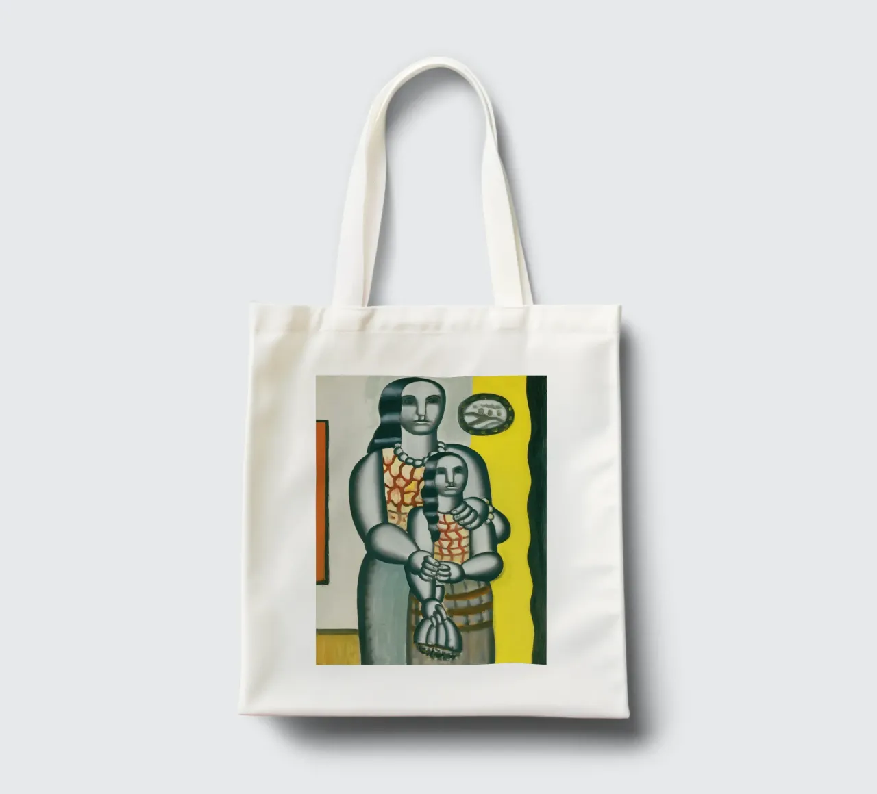 Fernand Léger: "Le due sorelle" - Ritratto purista, 1929 borsa in juta da NorwesClub