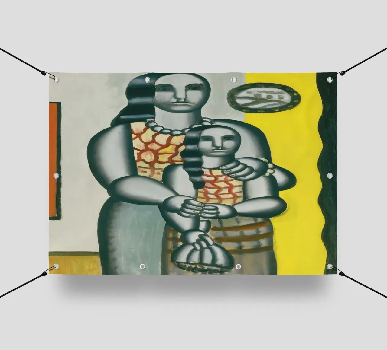 Fernand Léger: "Le due sorelle" - Ritratto purista, 1929 telo in pvc da NorwesClub