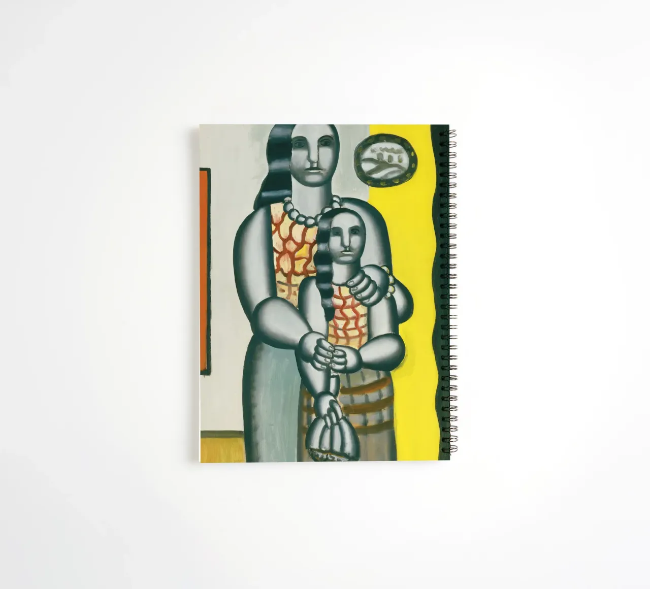 Fernand Léger: "Die zwei Schwestern" - Puristisches Porträt, 1929 Ringbuch von NorwesClub