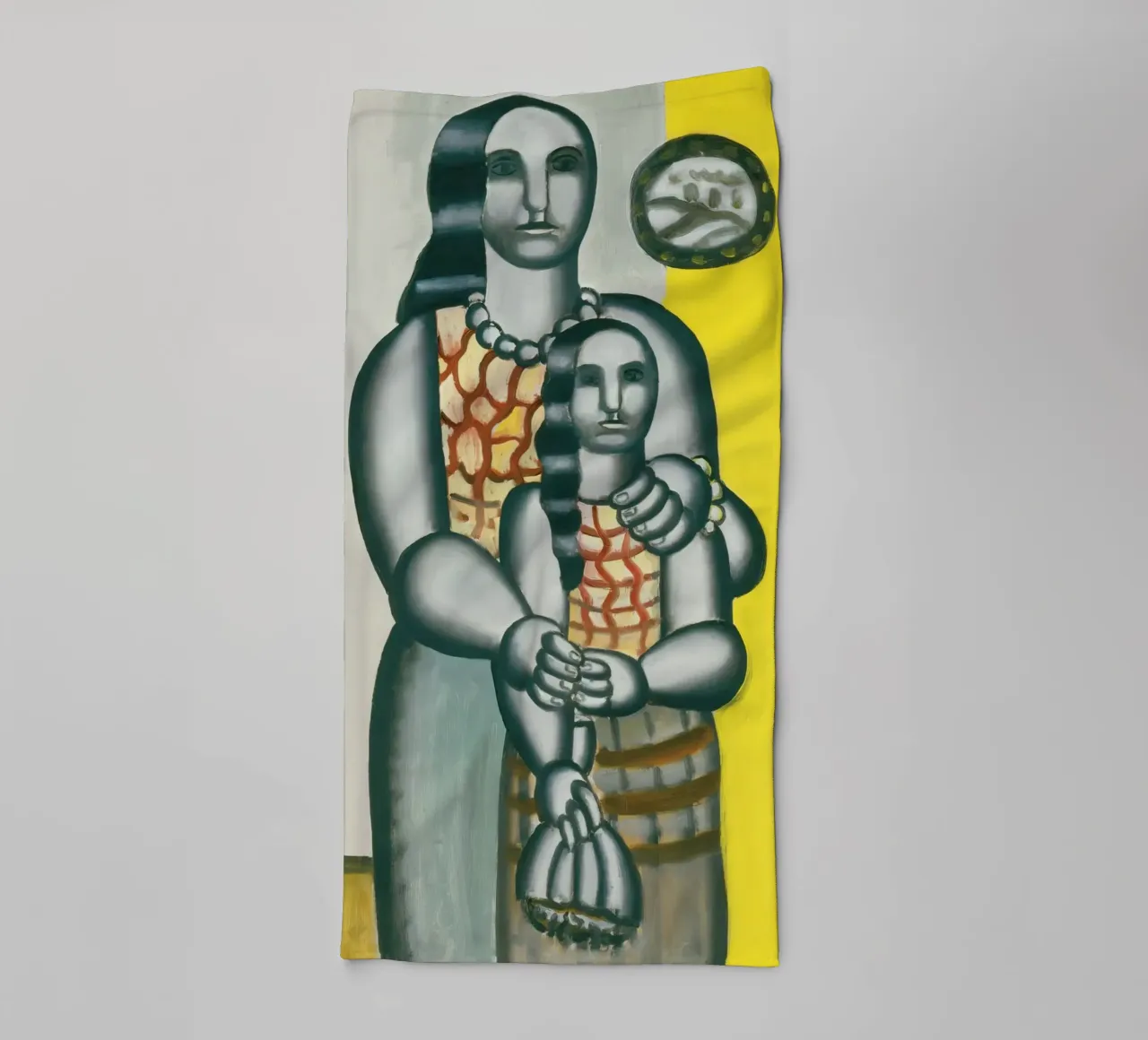 Fernand Léger: "The Two Sisters" - Purist Portrait, 1929 towel by NorwesClub