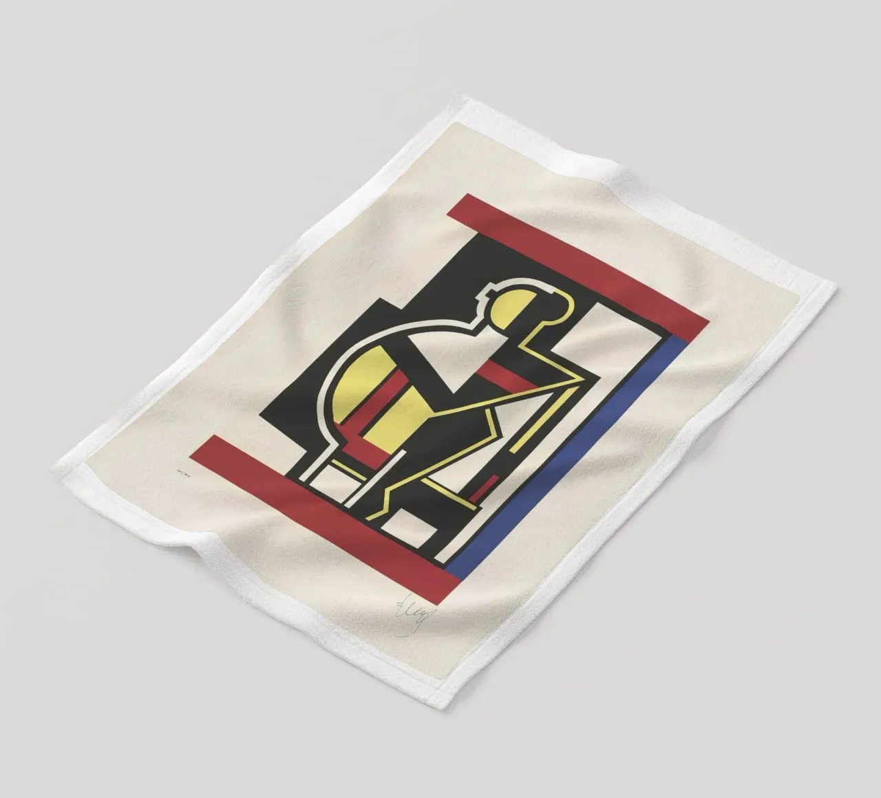 Fernand Léger Mechanical Period, Cubist Abstraction, Industr fleece blanket by NorwesClub