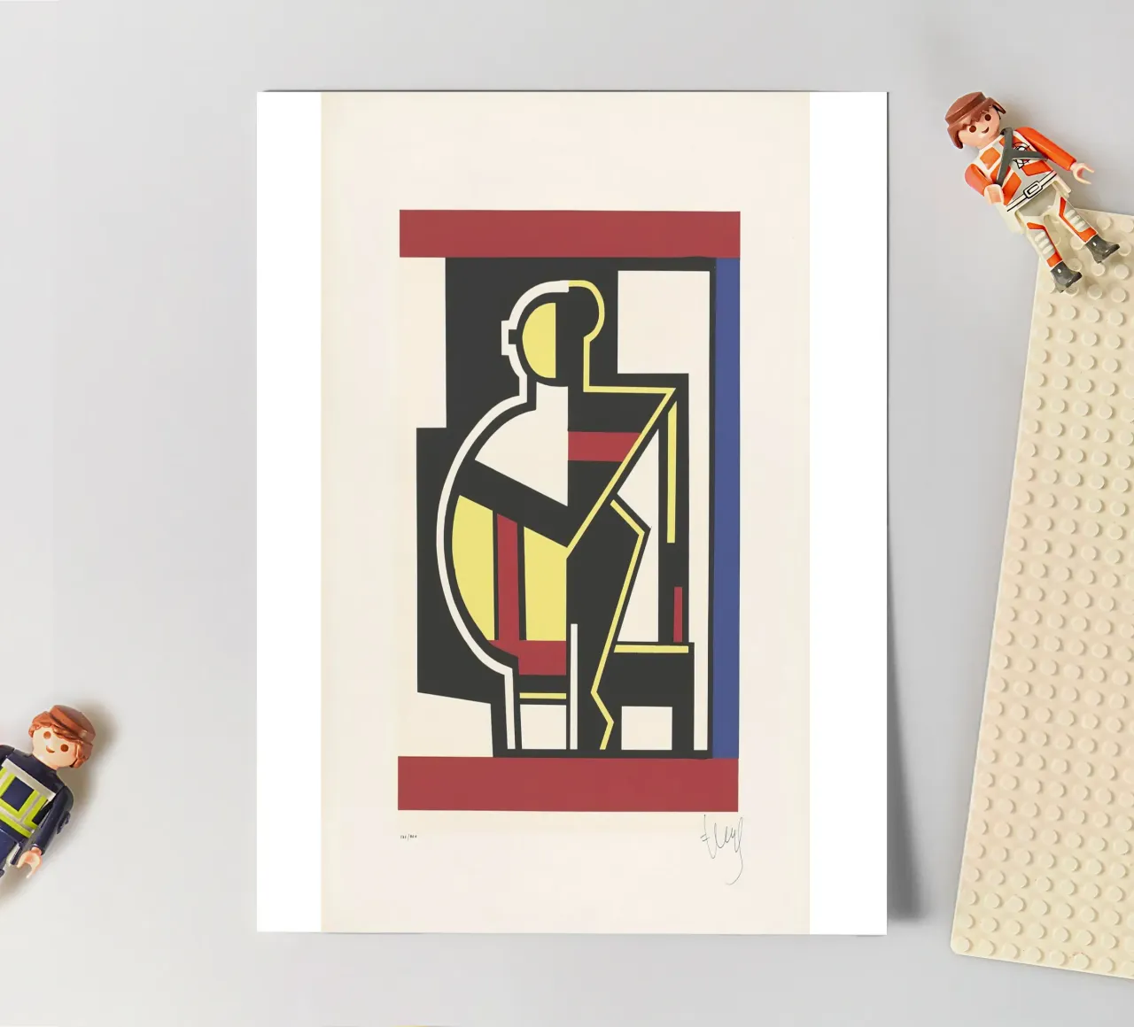 Fernand Léger Mechanical Period, Cubist Abstraction, Industr sticker sheet by NorwesClub