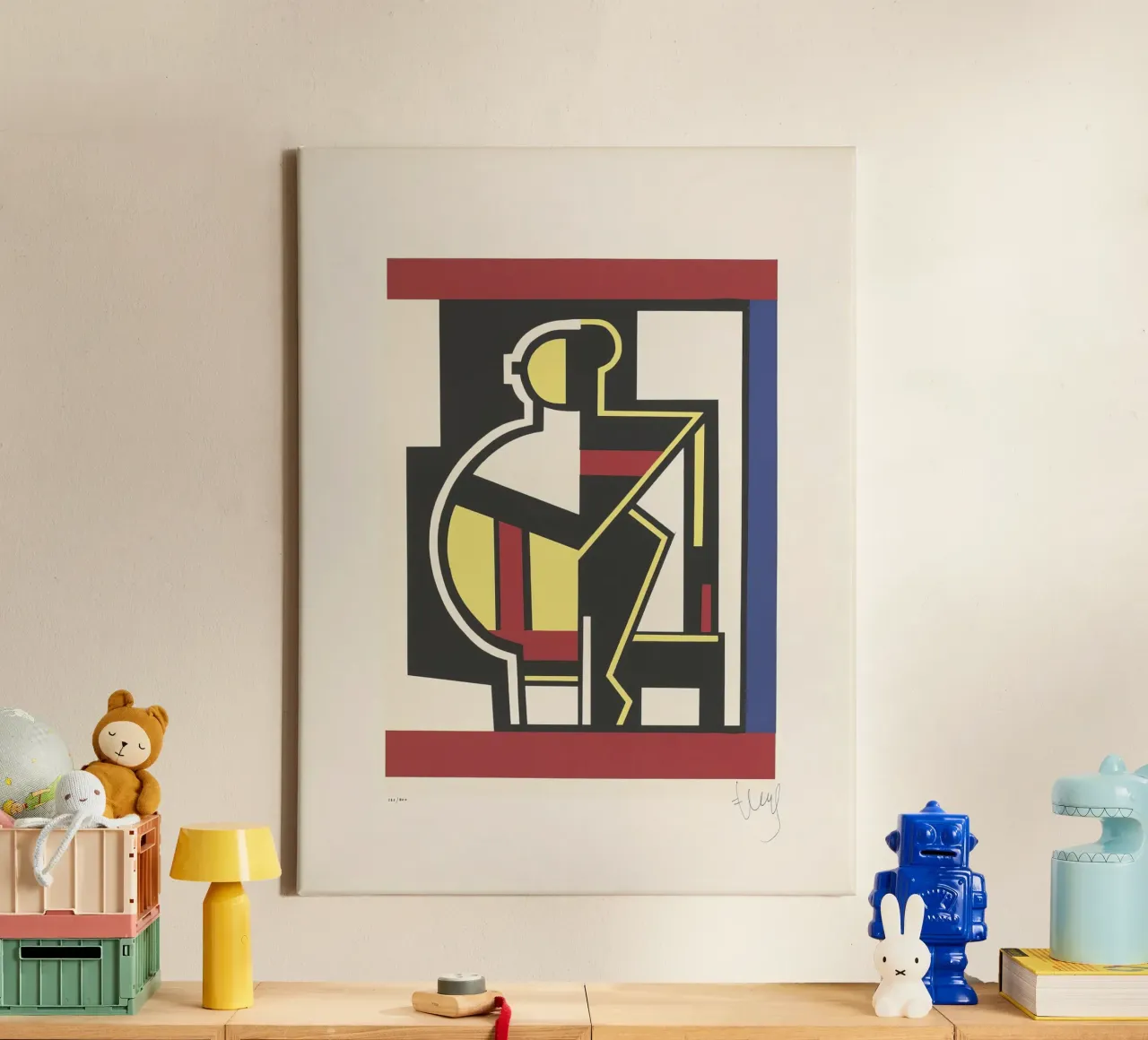 Fernand Léger Mechanical Period, Cubist Abstraction, Industr canvas by NorwesClub