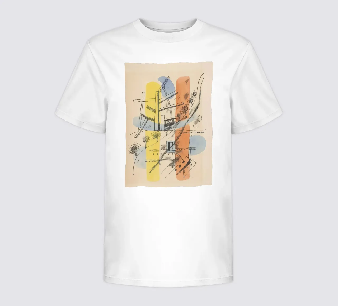 Fernand Léger Metropolitan, Abstract Cityscape, Modernist Sk t-shirt enfant de NorwesClub