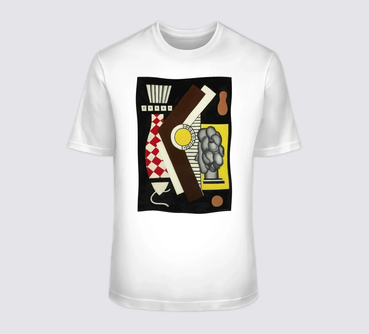 Fernand Léger Natura morta, forme cubiste, composizione astratta t-shirt da NorwesClub