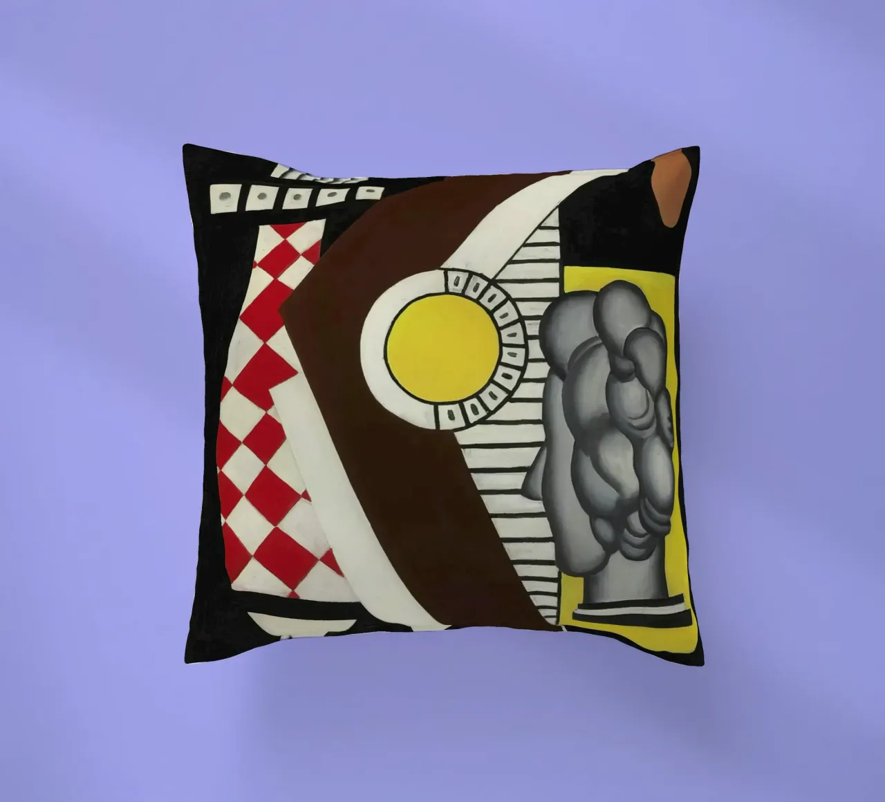 Fernand Léger Natura morta, forme cubiste, composizione astratta cuscino da NorwesClub