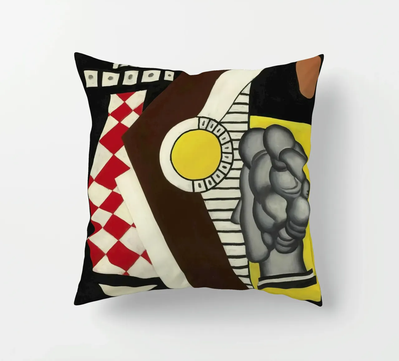 Fernand Léger Natura morta, forme cubiste, composizione astratta cuscino da NorwesClub
