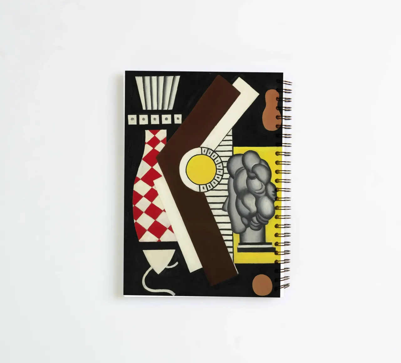 Fernand Léger Still Life, Cubist Forms, Abstract Composition spiral notebook by NorwesClub