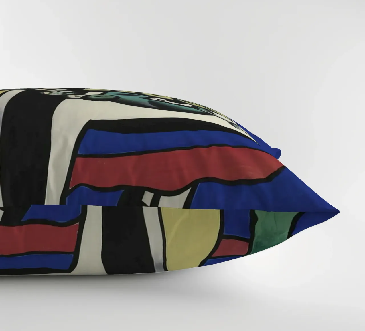 Fernand Léger Frutta su blu, natura morta astratta, Biomorfi cuscino da NorwesClub