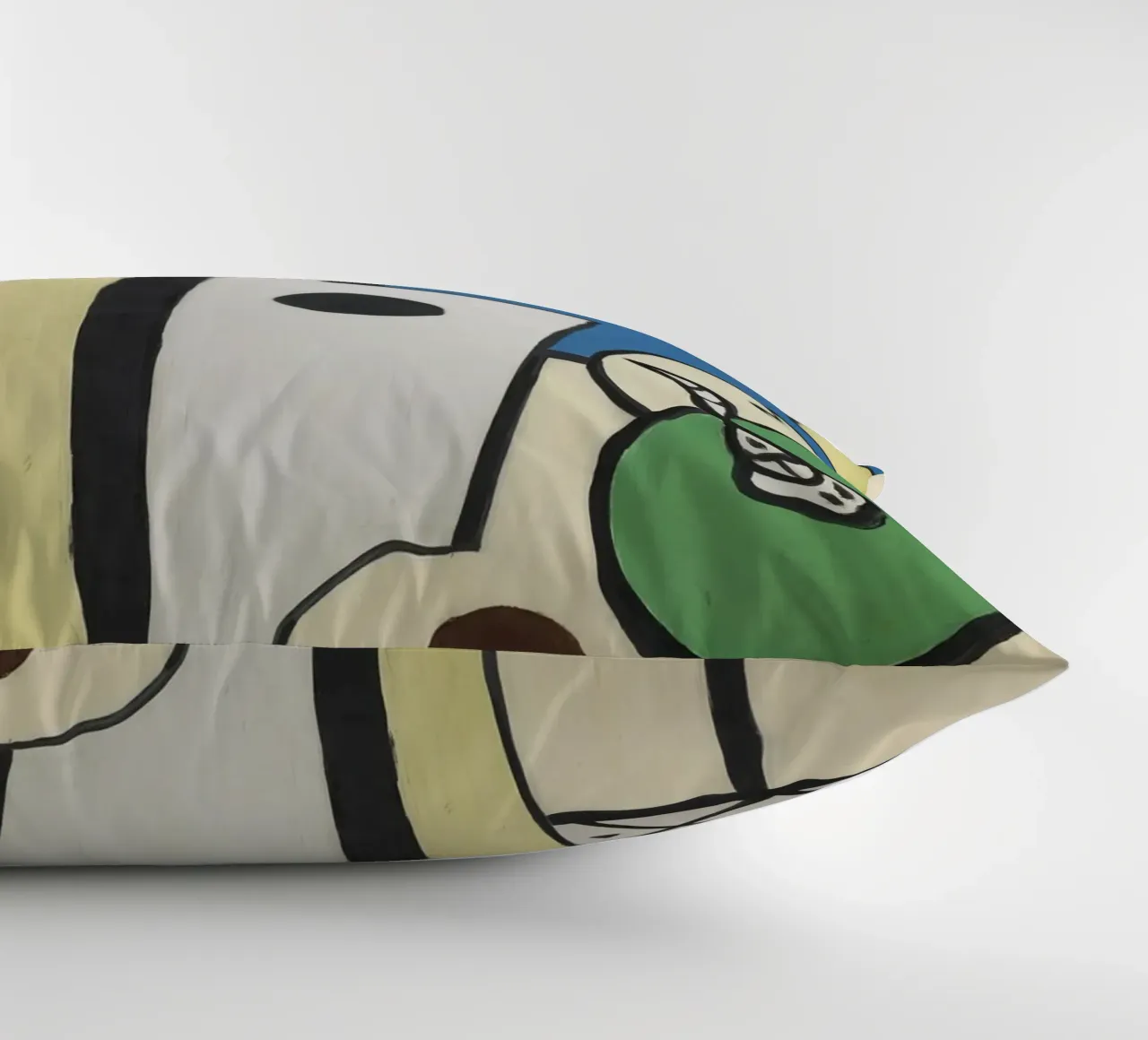 Fernand Léger Natura morta blu e gialla, composizione astratta cuscino da NorwesClub