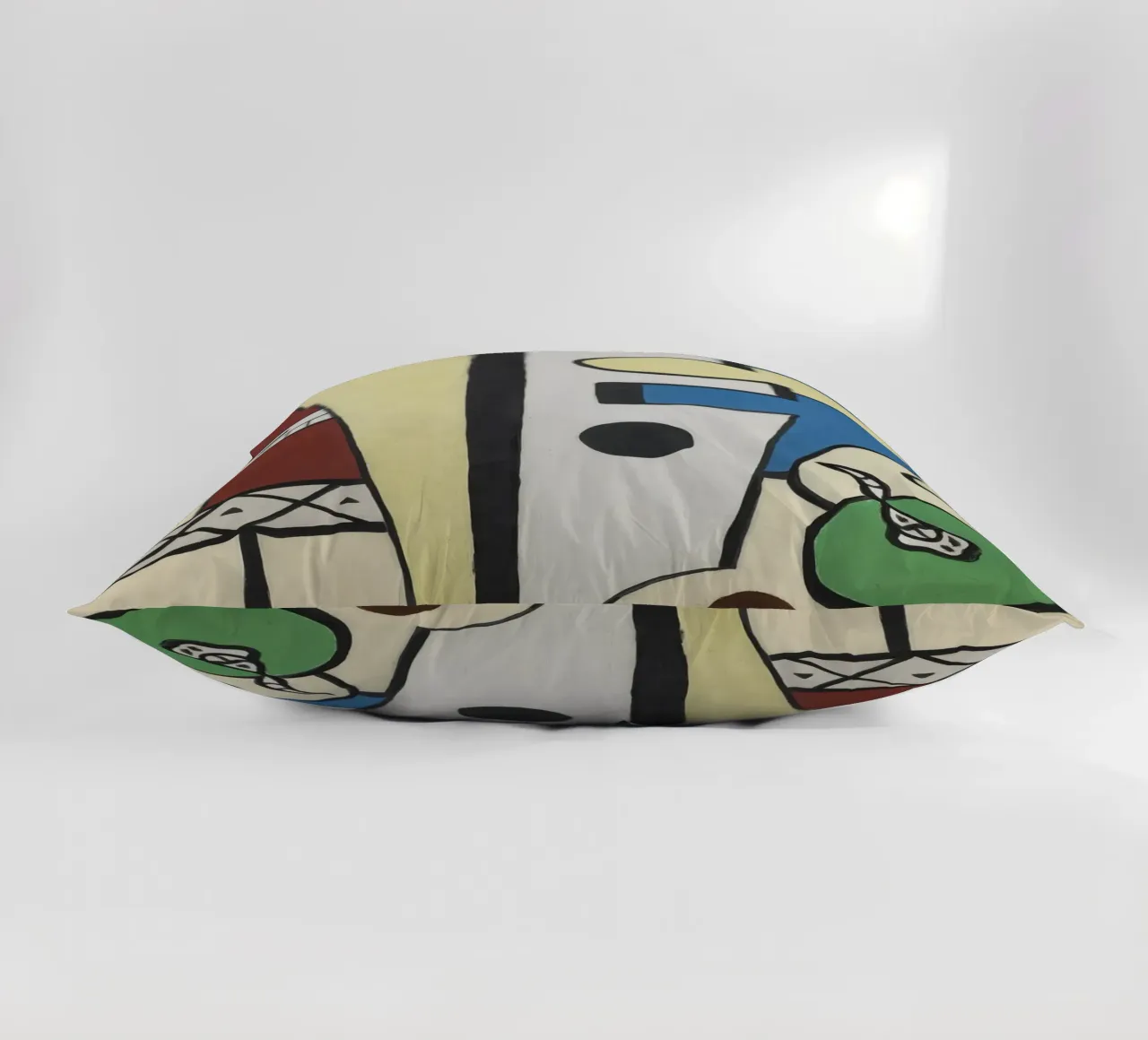 Fernand Léger Natura morta blu e gialla, composizione astratta cuscino da NorwesClub