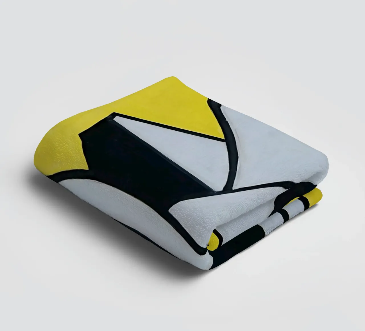 Fernand Léger Murale giallo, forme astratte in grassetto, centro storico asciugamano da bagno da NorwesClub