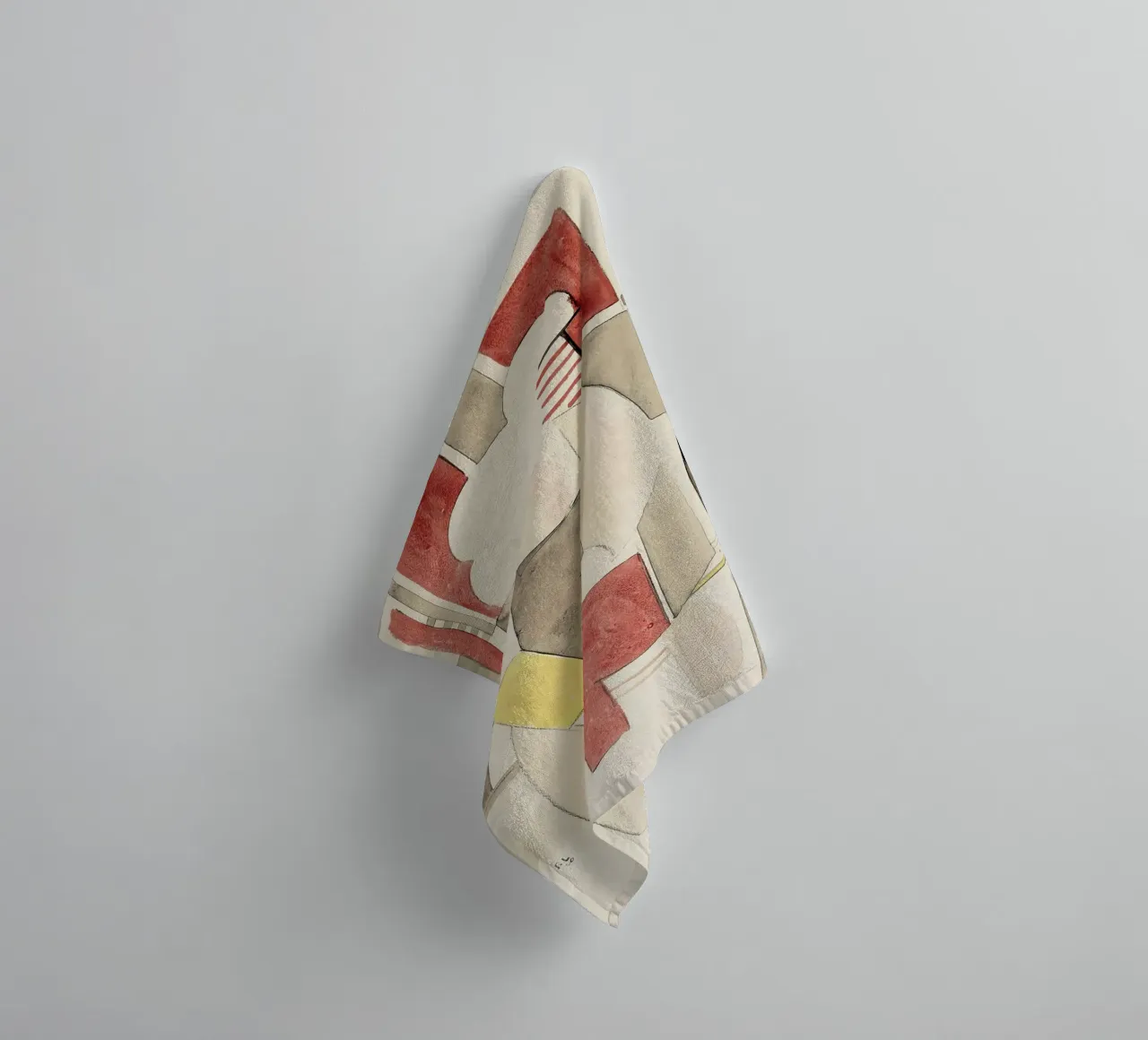 Fernand Léger Interior Figure, Cubist Sketch, Abstract Perso towel by NorwesClub