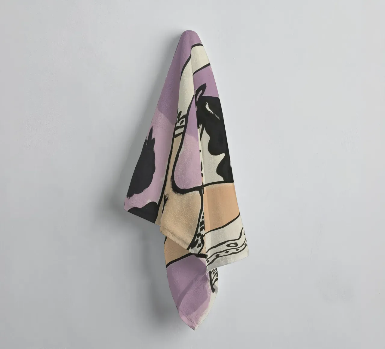 Fernand Léger Zirkus Abstraktion: Frau & Pferd, Moderne Kunst Handtuch von NorwesClub