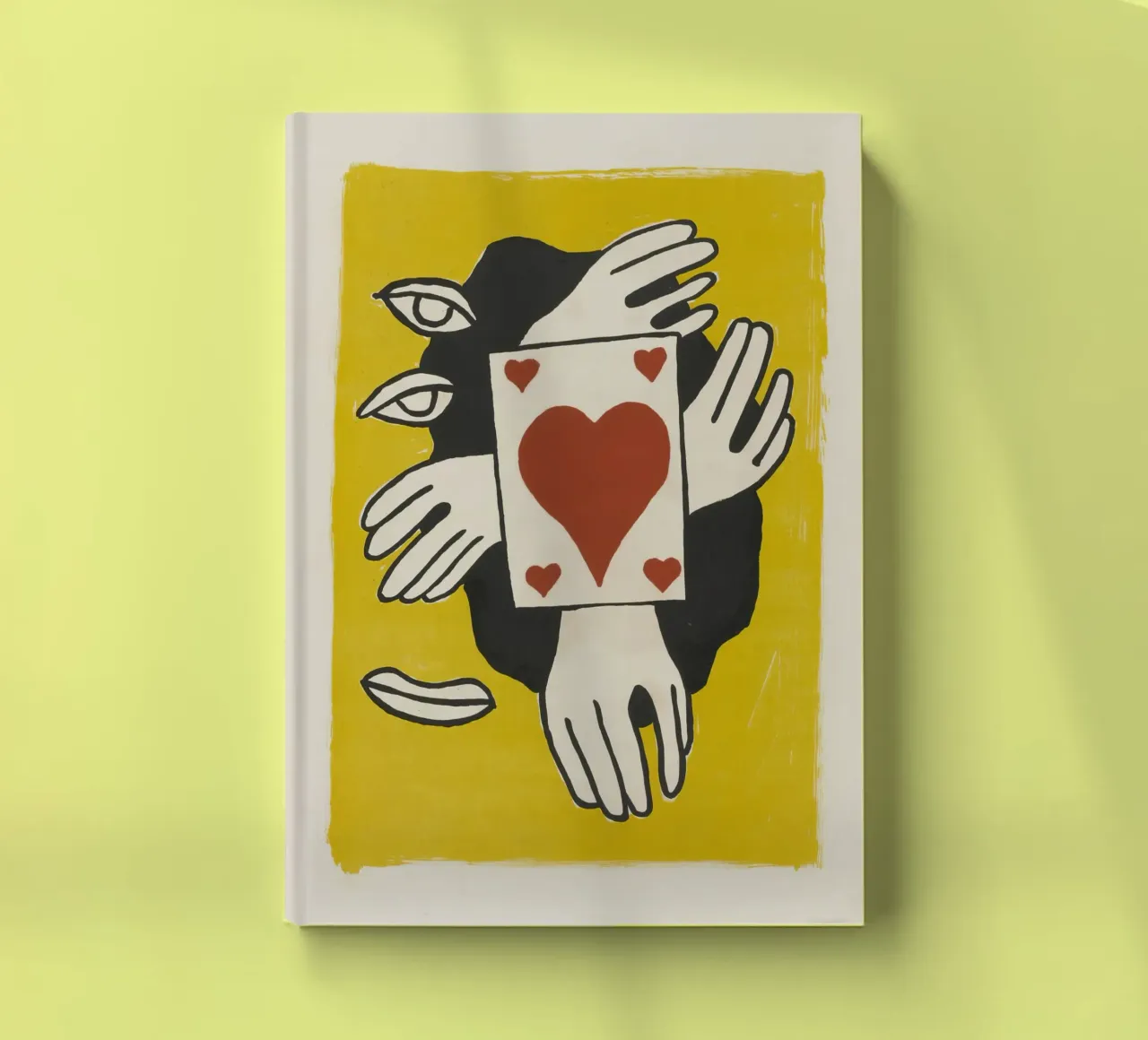 Fernand Léger Circus: Card Trick & Cubist Eyes, Modern Print notebook by NorwesClub