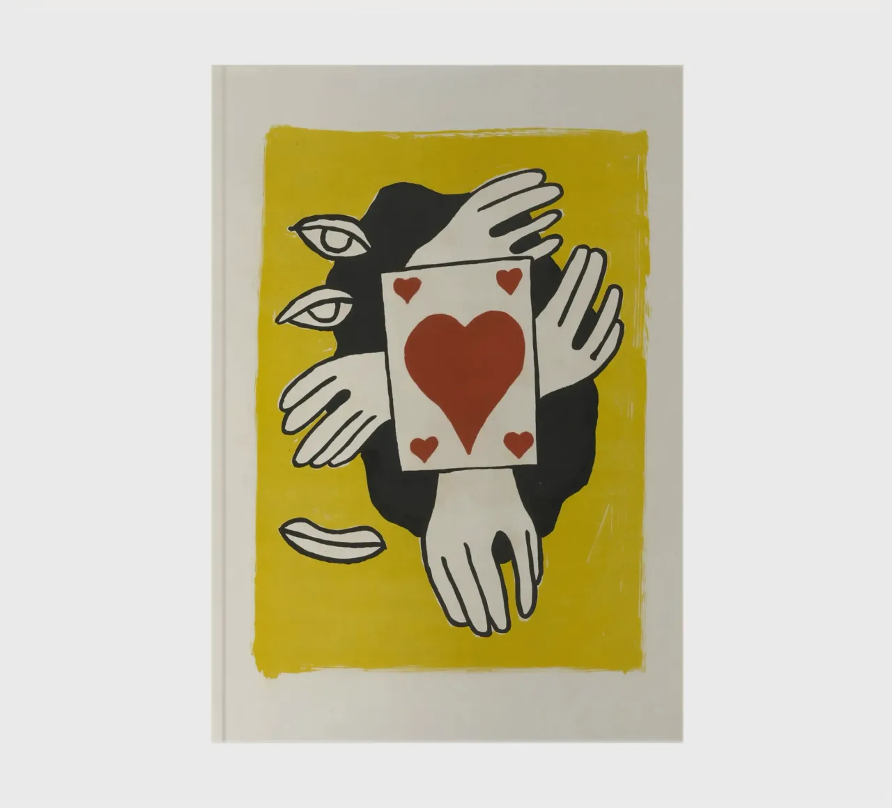 Fernand Léger Circus: Card Trick & Cubist Eyes, Modern Print notebook by NorwesClub
