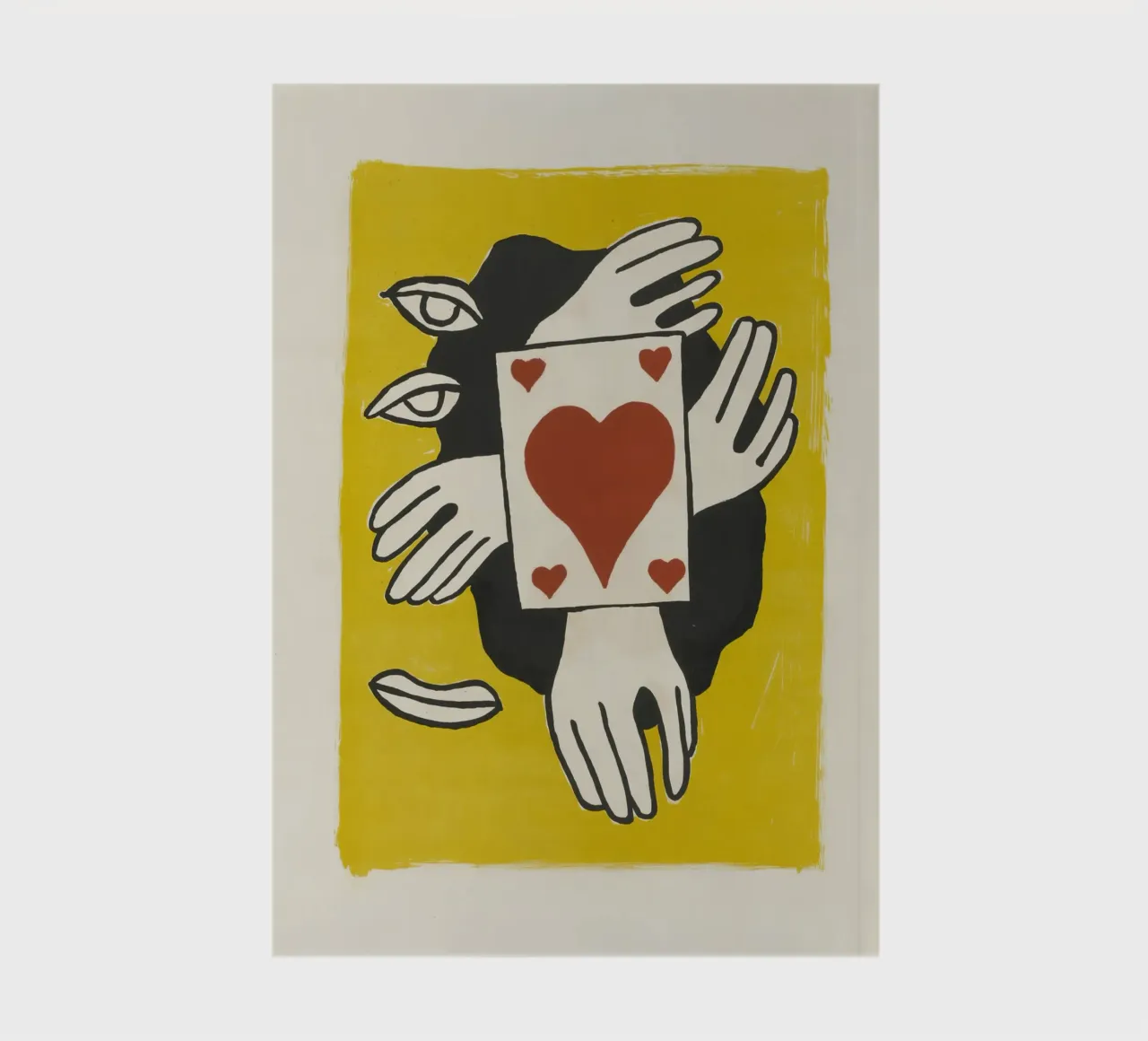 Fernand Léger Circus: Card Trick & Cubist Eyes, Modern Print notebook by NorwesClub